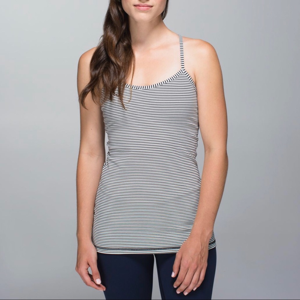 Lululemon Power Y Tank - Stripes